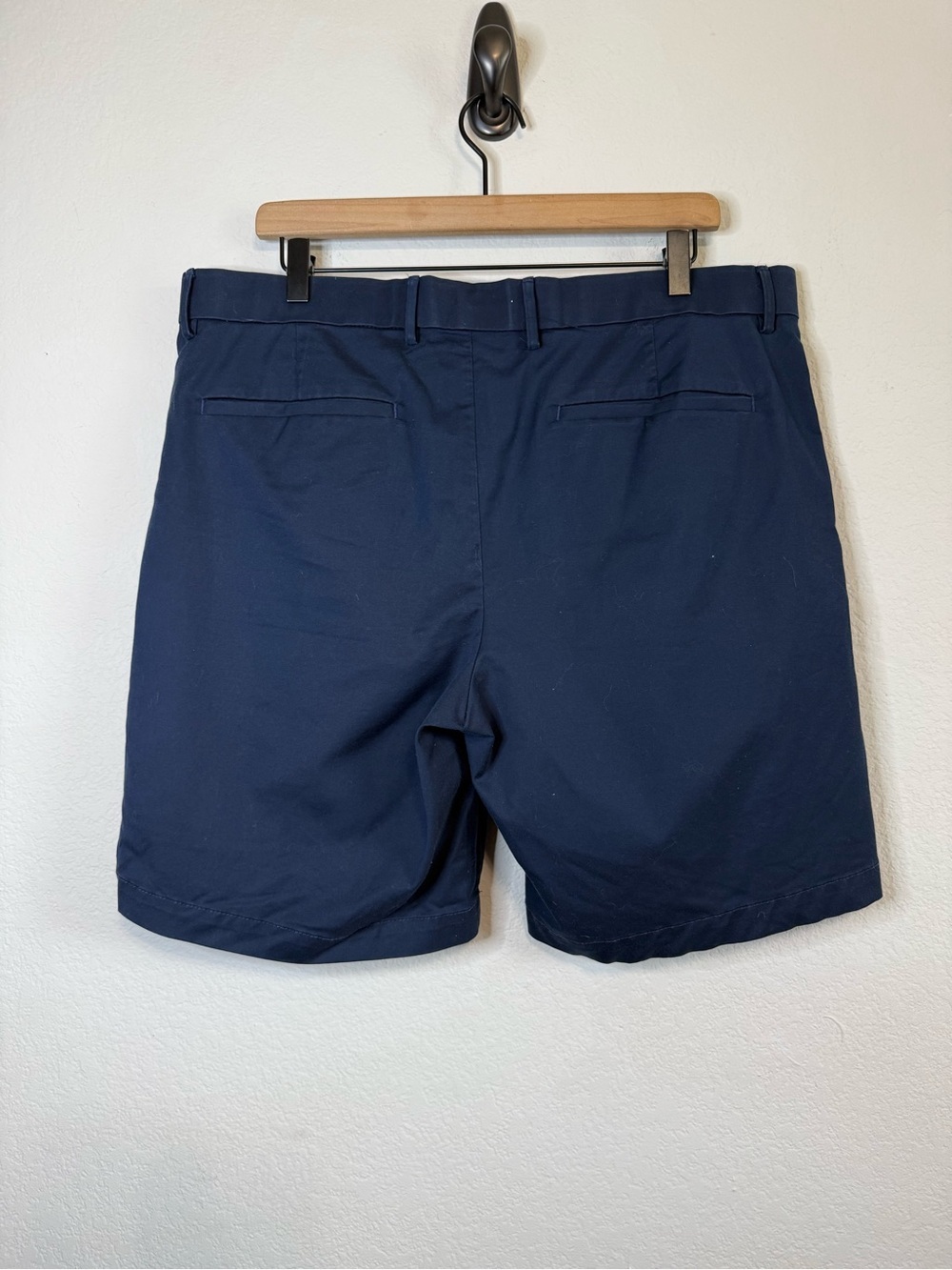 Banana Republic Core Temp Short Navy Blue 9” Mens Casual Preppy Shorts Size 36 - Picture 6 of 11